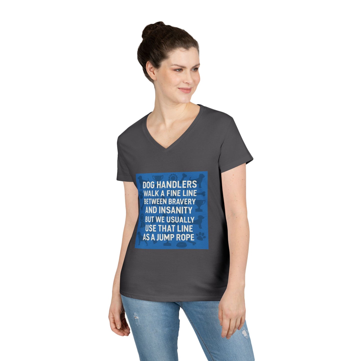 Jump Rope Women's V-Neck T-Shirt