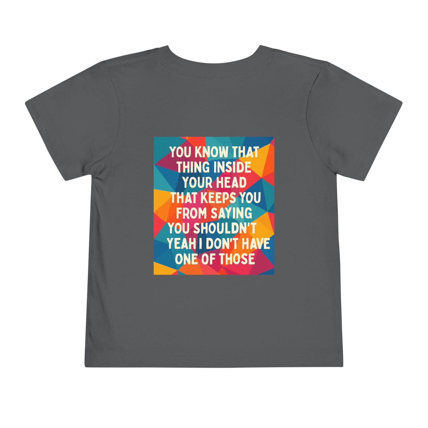No Filter Toddler Unisex Short Sleeve Crewneck Tee