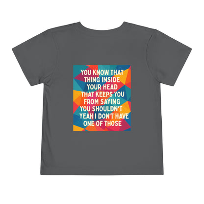 No Filter Toddler Unisex Short Sleeve Crewneck Tee