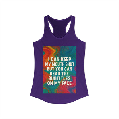 Subtitles Women's Racerback Tank