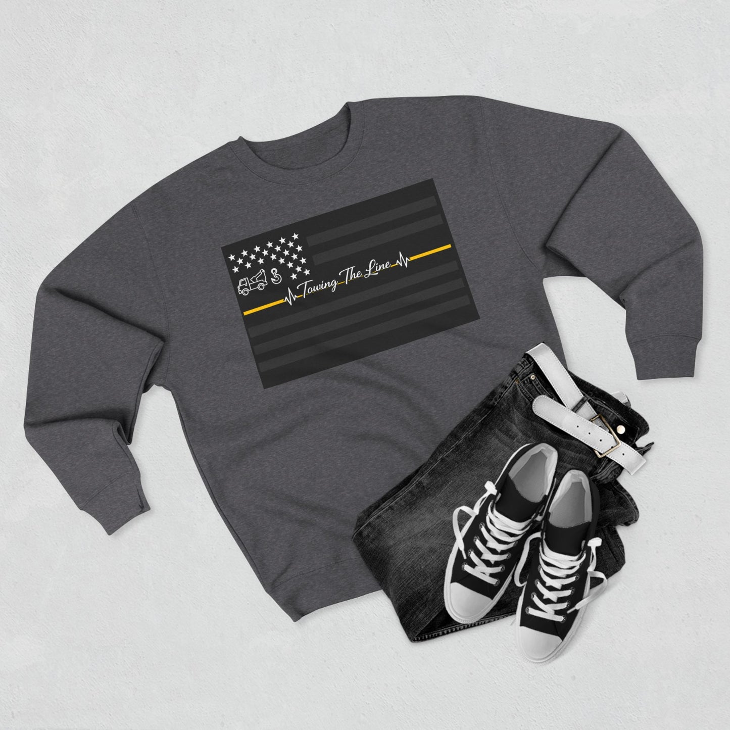 Thin Yellow Line Unisex Crewneck Sweatshirt