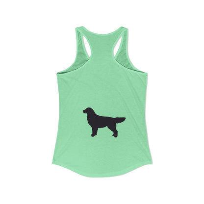 Golden Silhouette Women's Racerback Tank