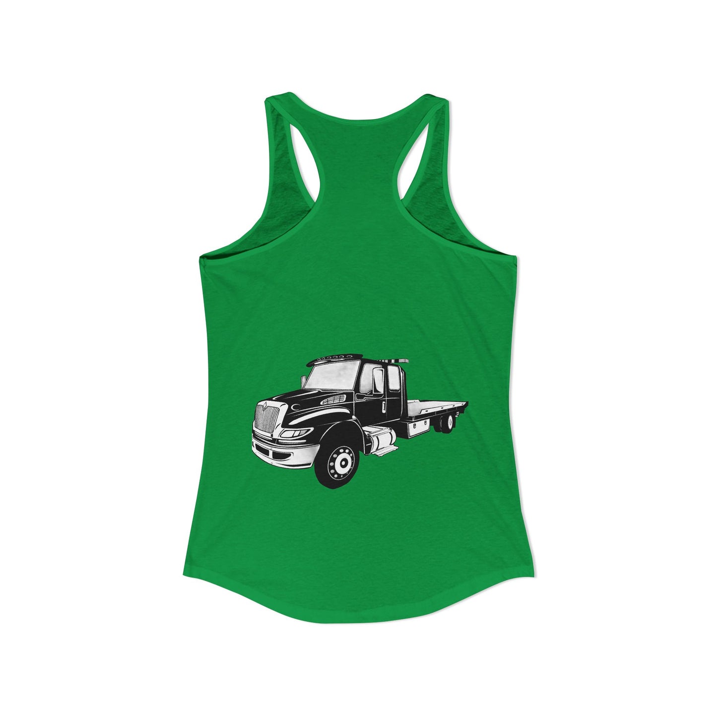 Flatbed Tow Truck Women's Racerback Tank