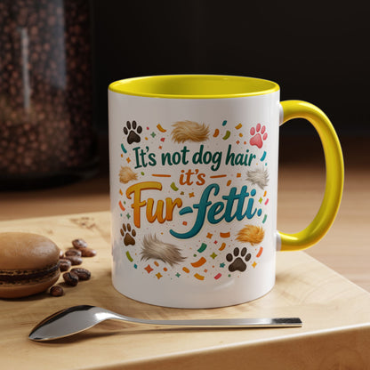 Fur-Fetti Dog 2-Tone Coffee Mug