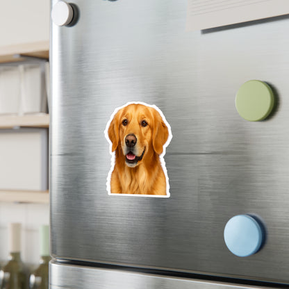 Golden Head Vinyl Decal
