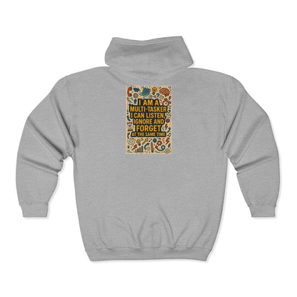 Multi-Tasker Unisex Full Zip Hoodie