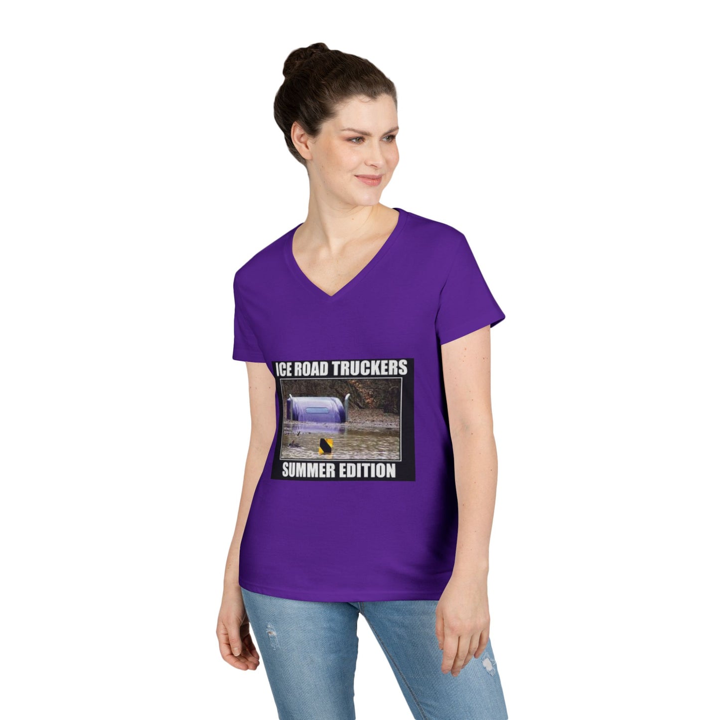 Ice Road Truckers Women's V-Neck T-Shirt
