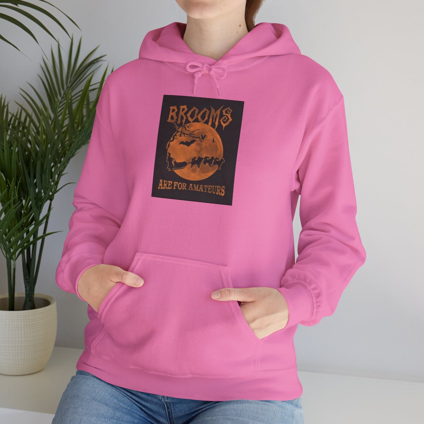 Brooms Are For Amateurs Unisex Hoodie