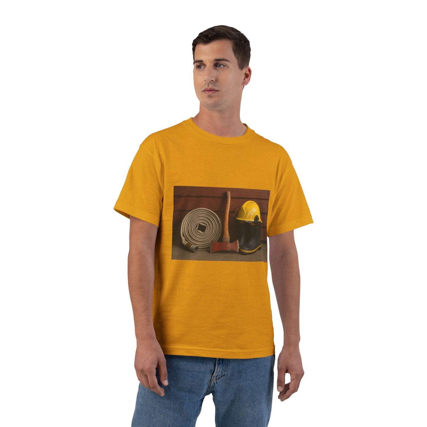 Fire/Rescue Appreciation Men's Short-Sleeve Crewneck Tee