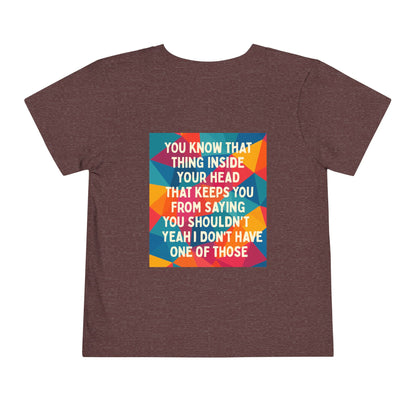 No Filter Toddler Unisex Short Sleeve Crewneck Tee