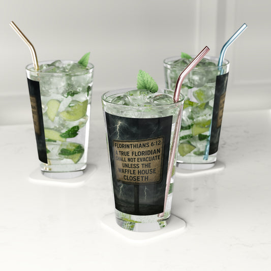 Florinthians 6:12 Drinking Glass