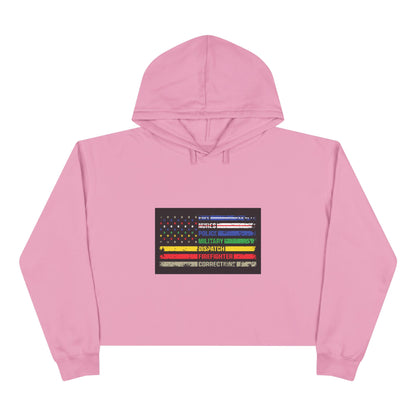 First Responder Women's Crop Hoodie