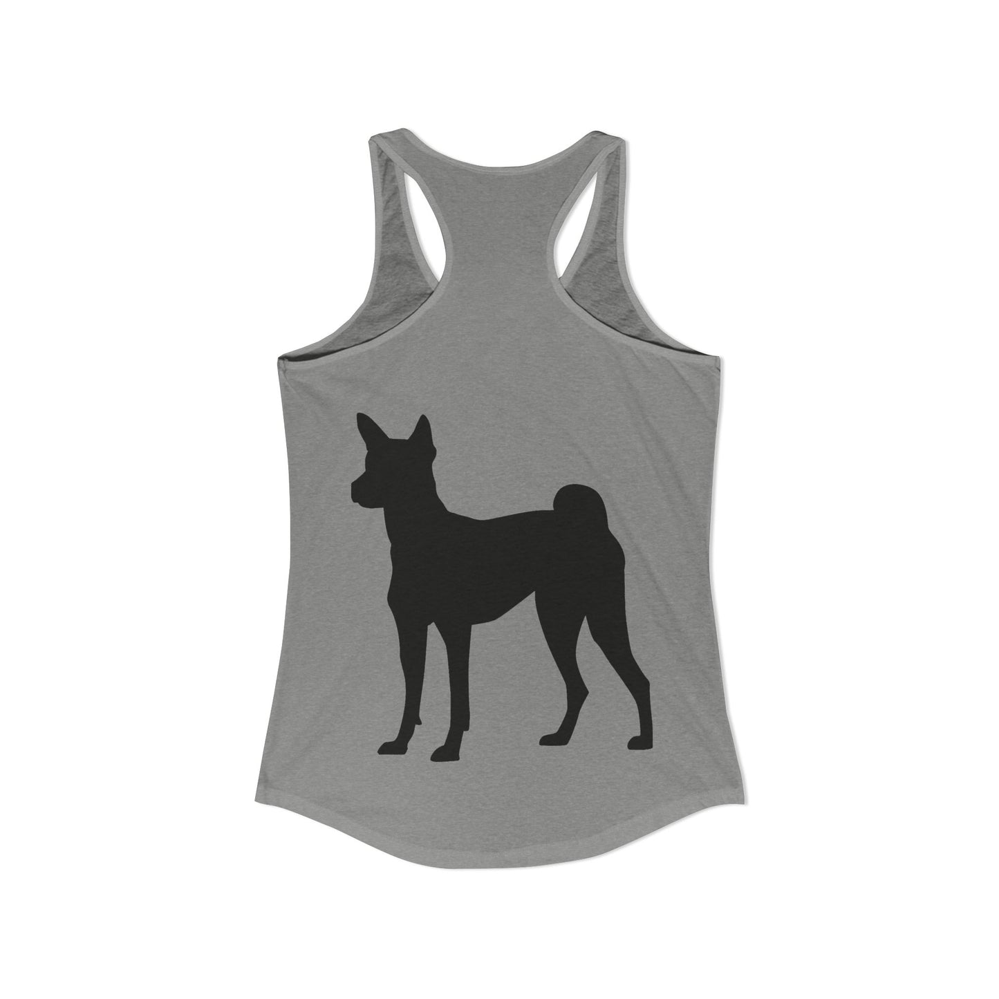Basenji Silhouette Women's Racerback Tank