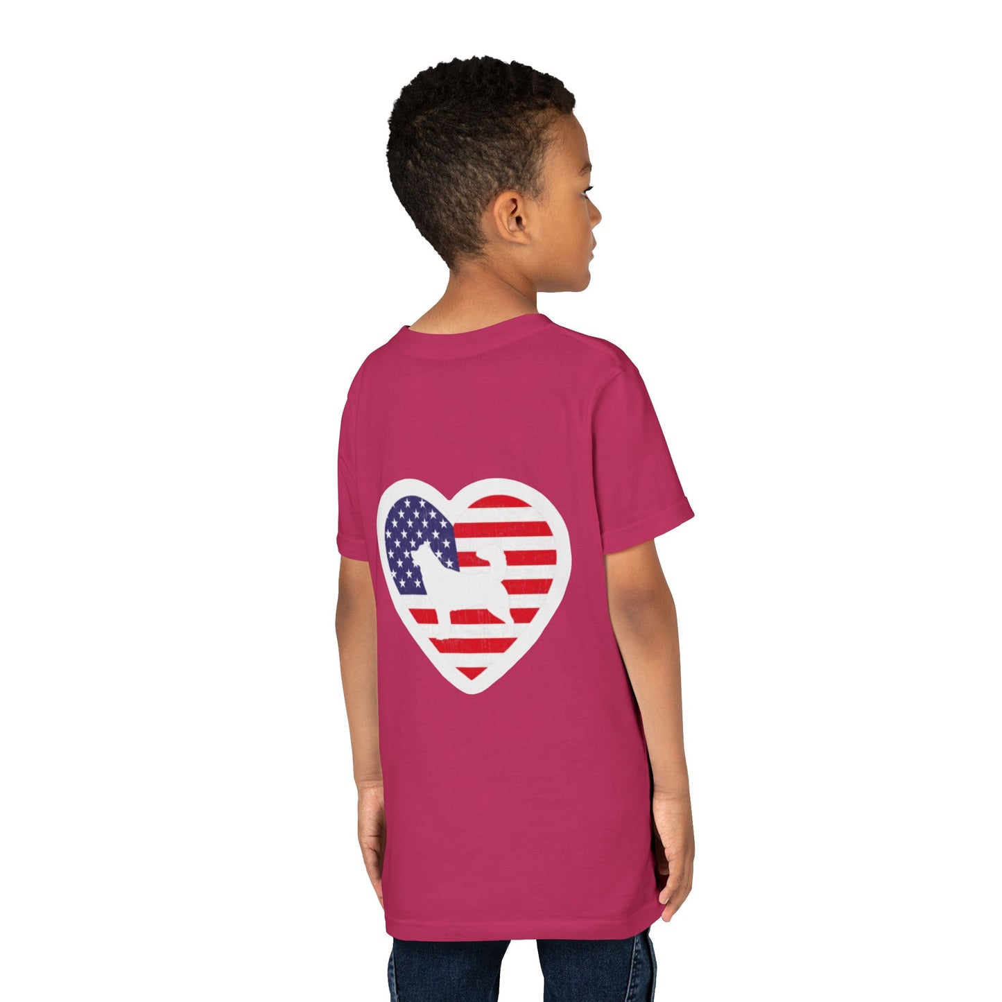 Malamute Flag Youth Unisex Short Sleeve Crewneck Tee