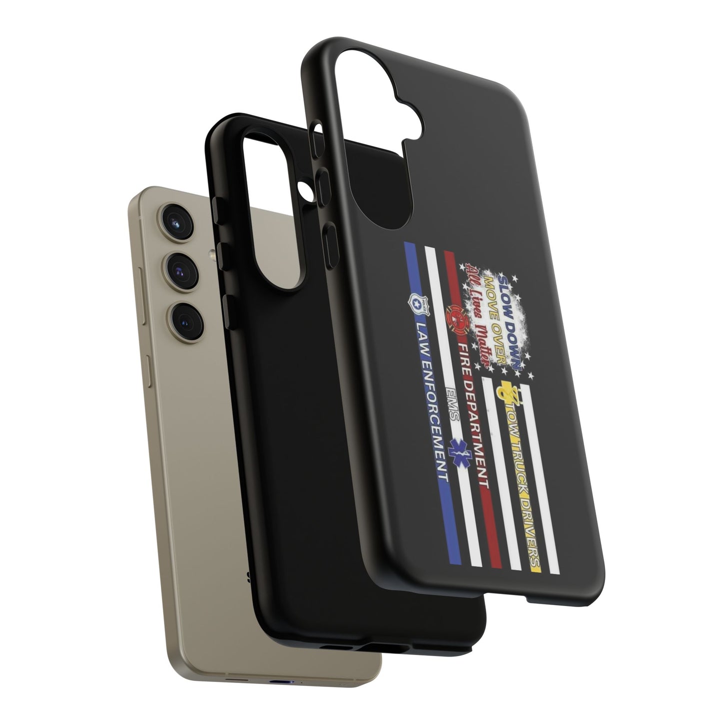 Slow Down Move Over Flag Samsung Case