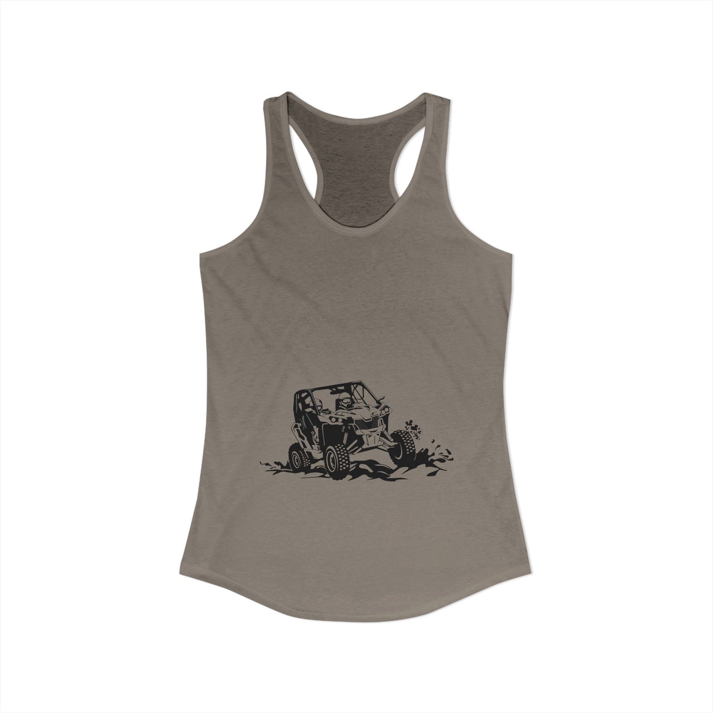 Slingin' Mud Side By Side Women's Racerback Tank
