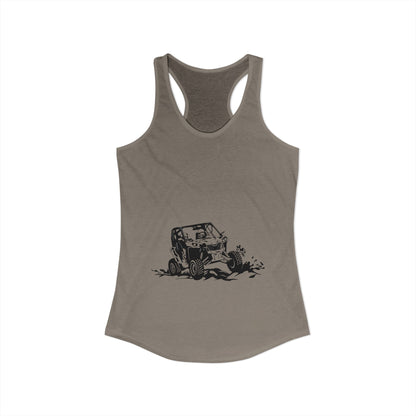 Slingin' Mud Side By Side Women's Racerback Tank