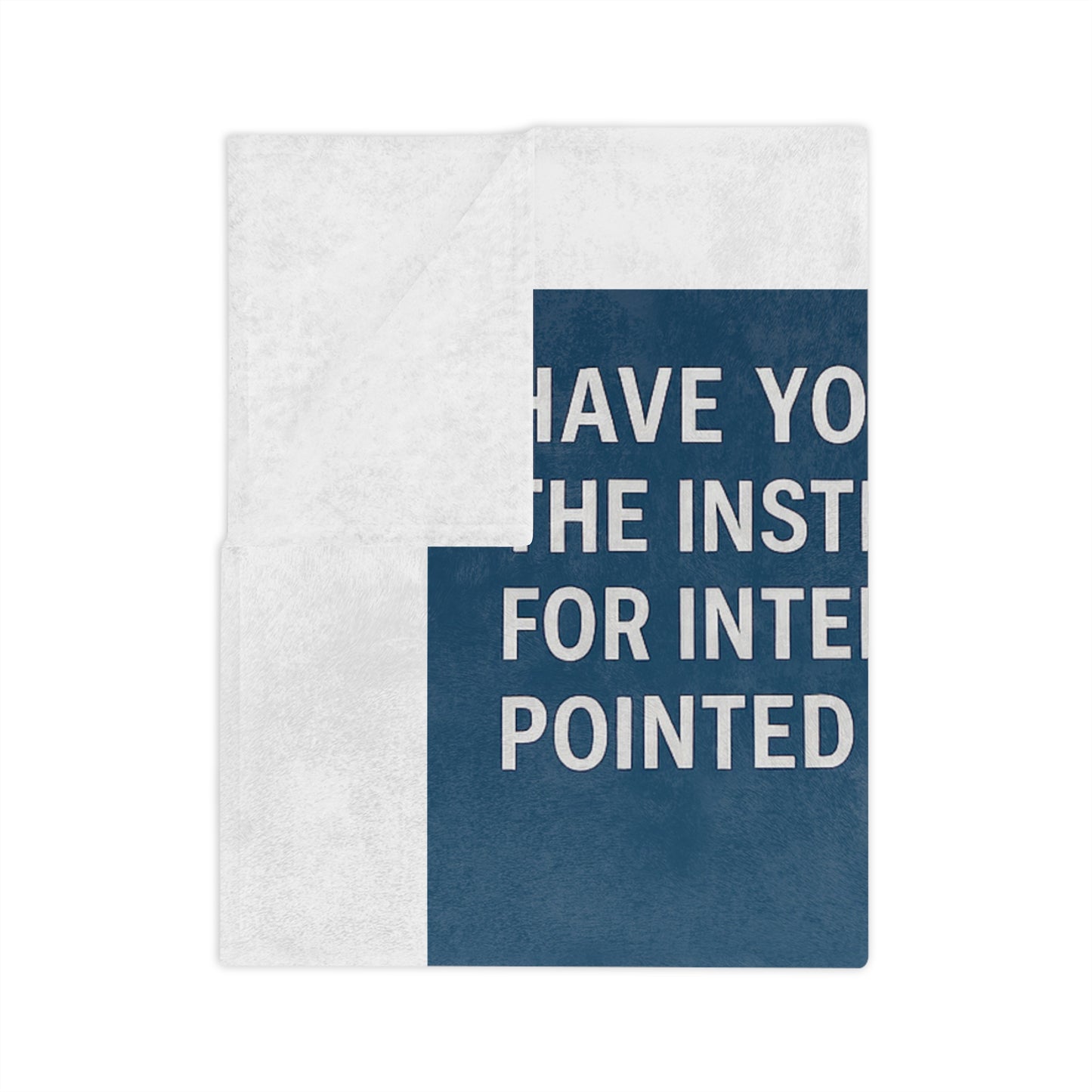 Intelligent Life Velveteen Microfiber Blanket