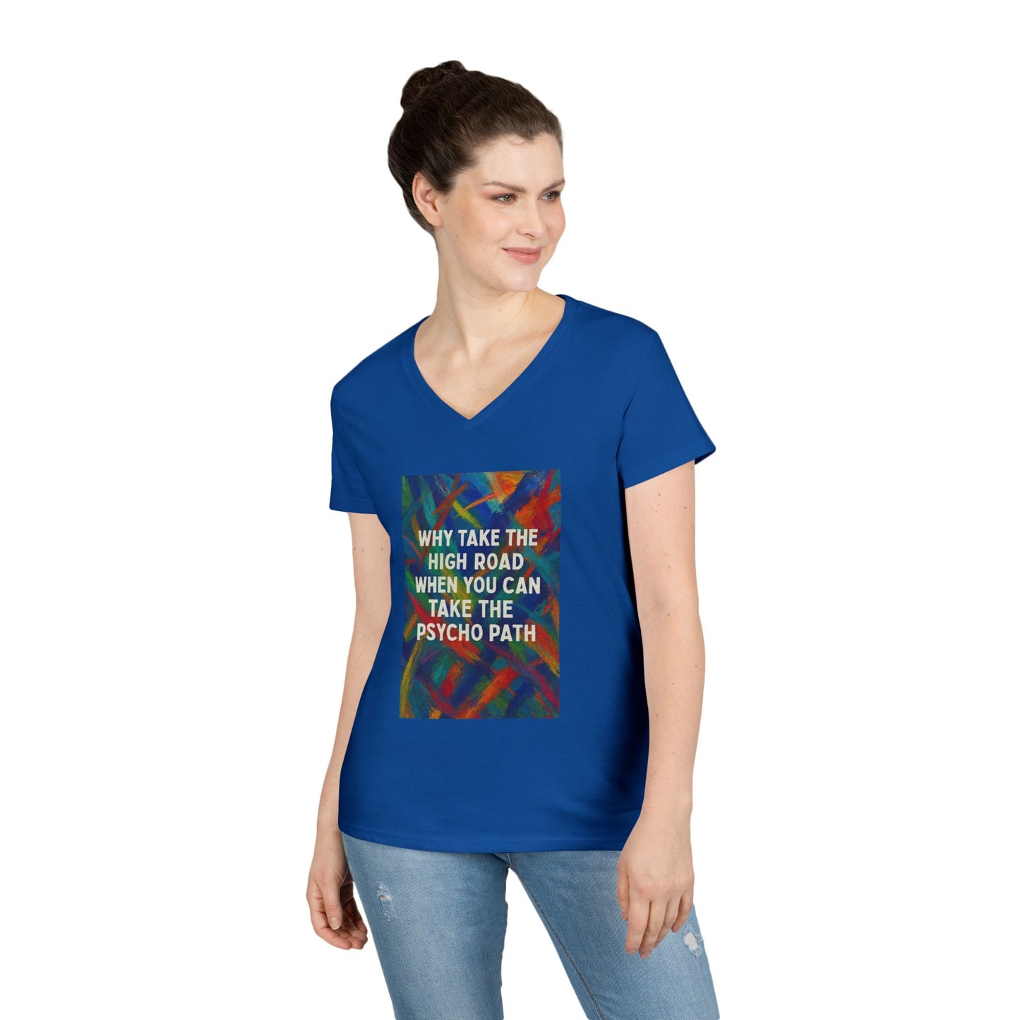 Psycho Path Women's V-Neck T-Shirt