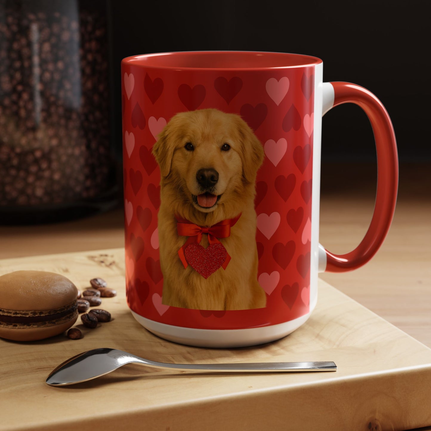 Cupid's Companion Golden 2-Tone Coffee Mug