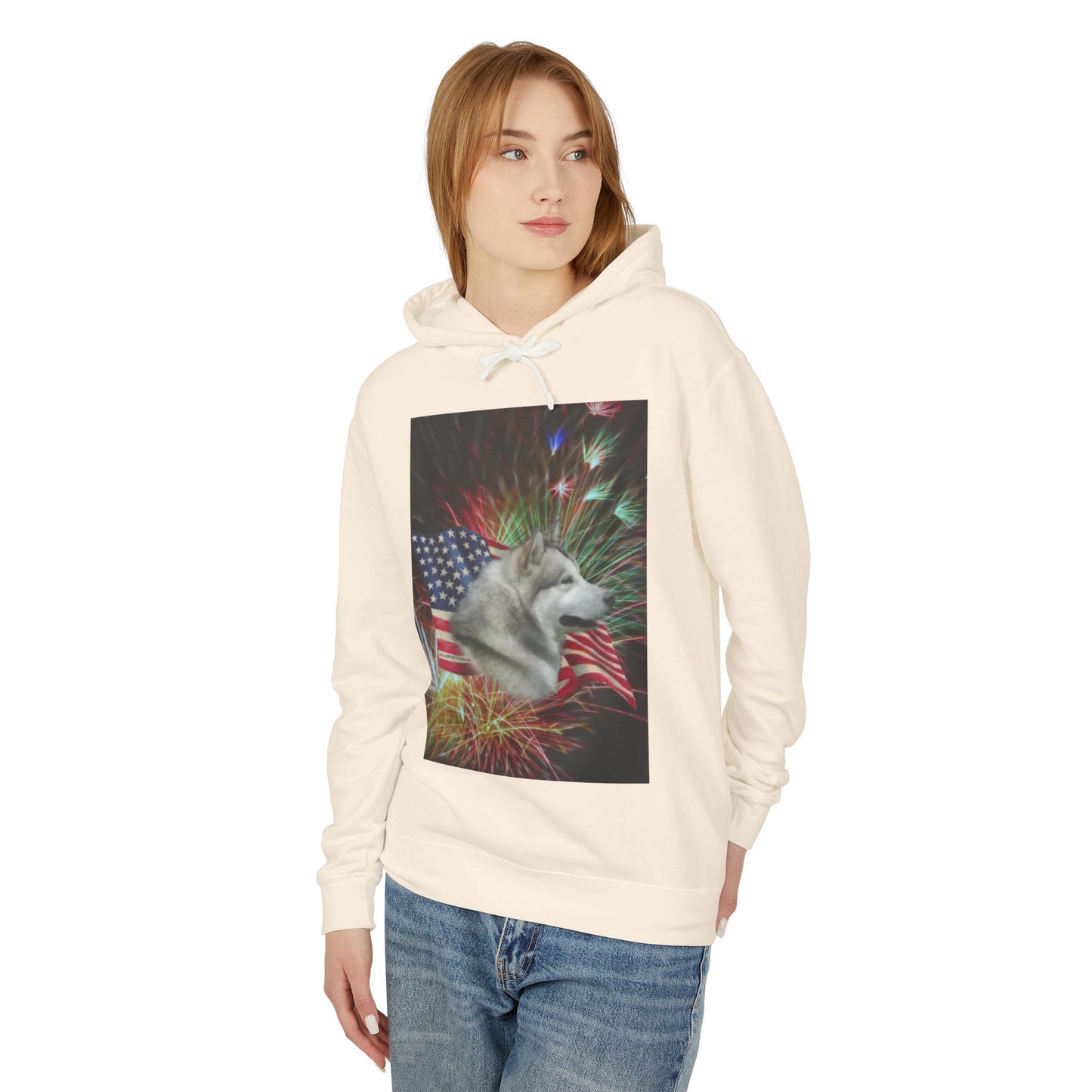 American Malamute Unisex Lightweight Hoodie