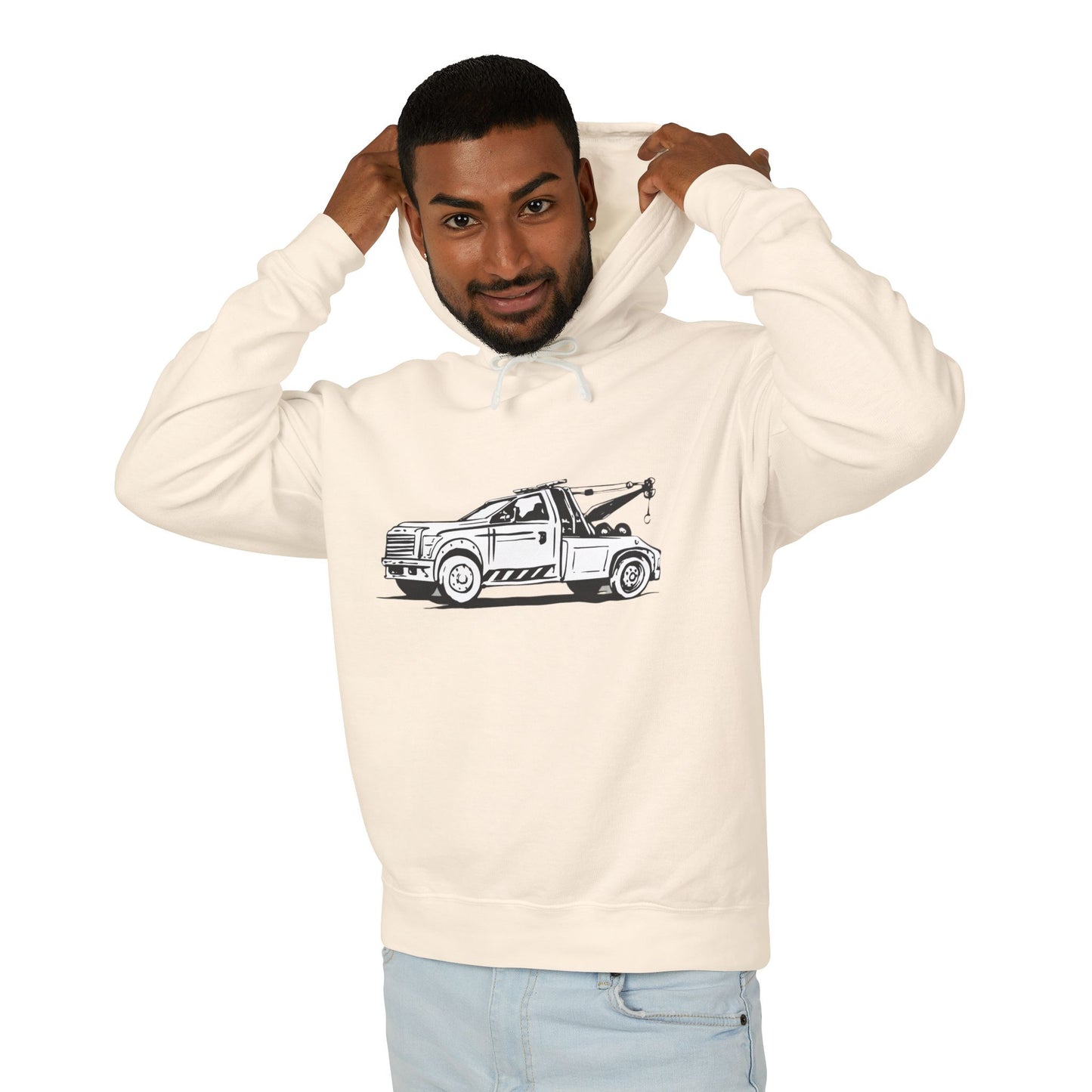 Wheel Lift Tow Truck Unisex Lightweight Hoodie