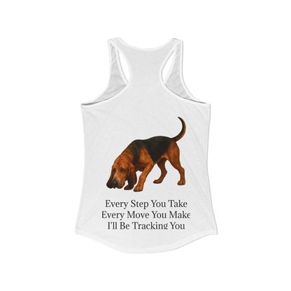 Tracking You Women's Racerback Tank