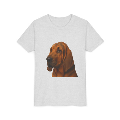 Bloodhound Head Youth Unisex Short Sleeve Crewneck Tee