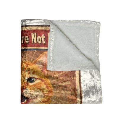 Community Brain Cell Crushed Velvet Blanket