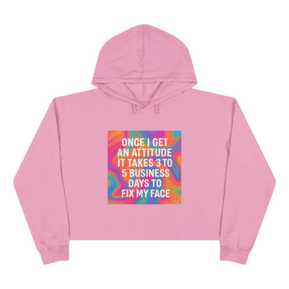 Fix My Face Women's Crop Hoodie