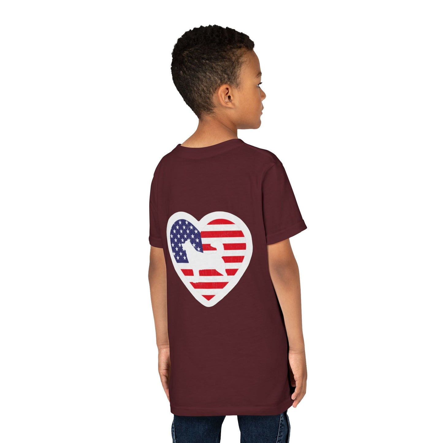Malamute Flag Youth Unisex Short Sleeve Crewneck Tee
