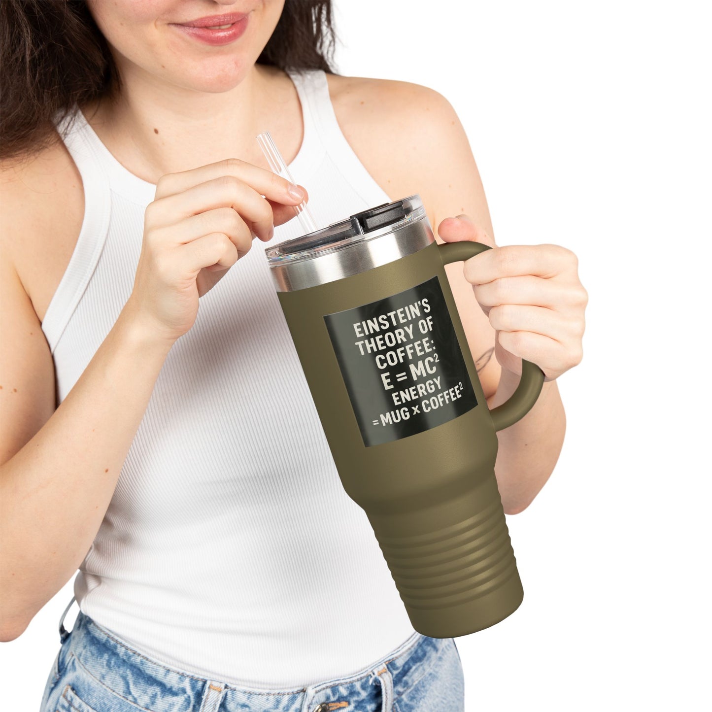 Einstein's Theory Of Coffee Insulated Travel Mug