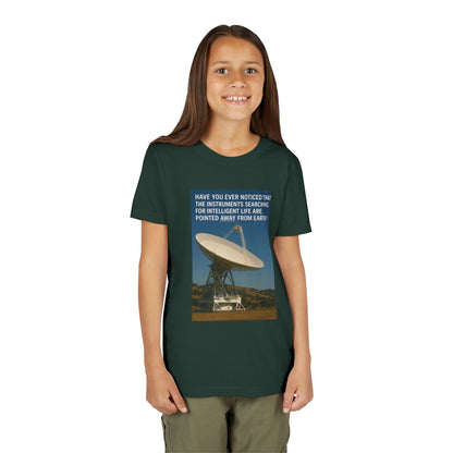 Intelligent Life Youth Unisex Short Sleeve Crewneck Tee