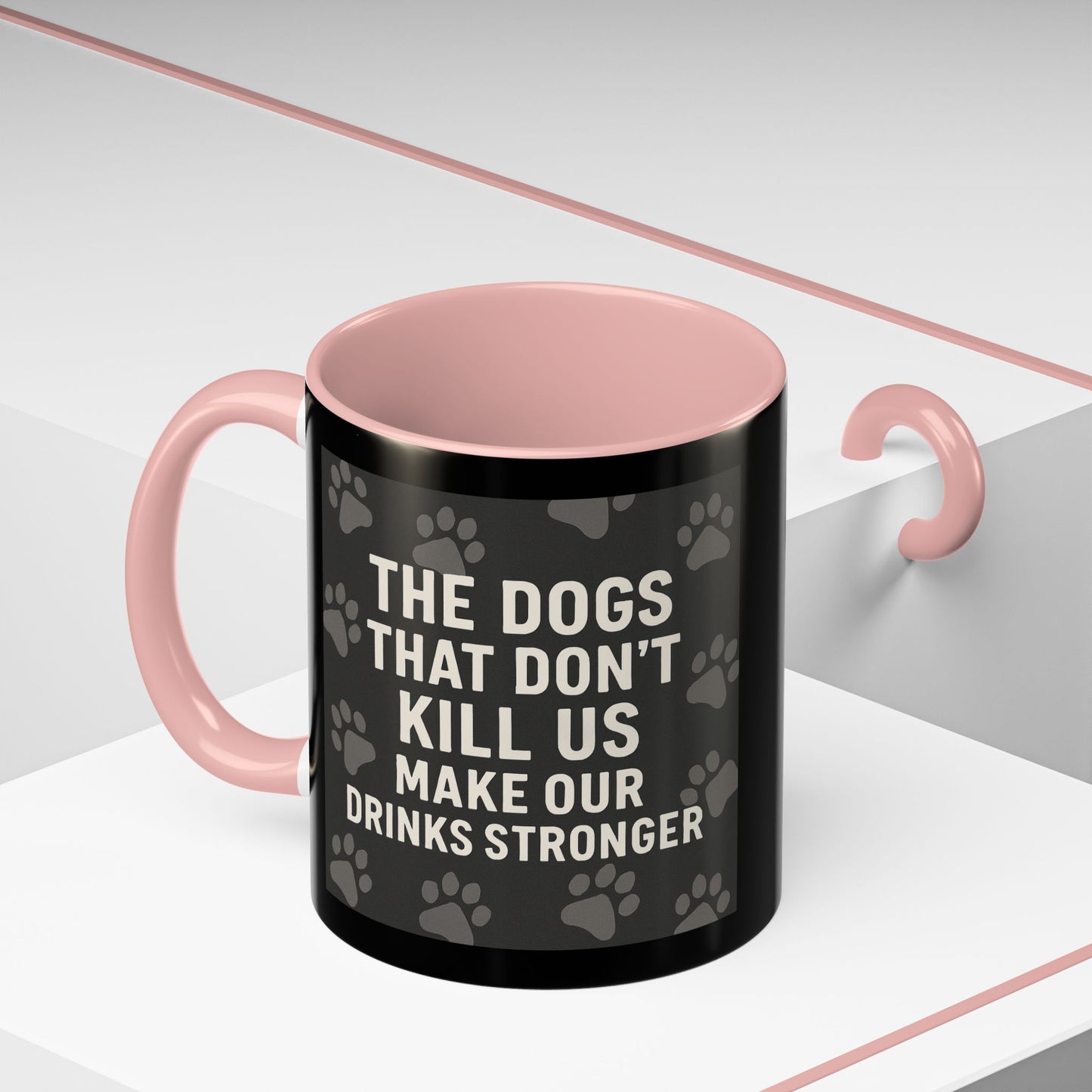 Drinks Stronger 2-Tone Coffee Mug