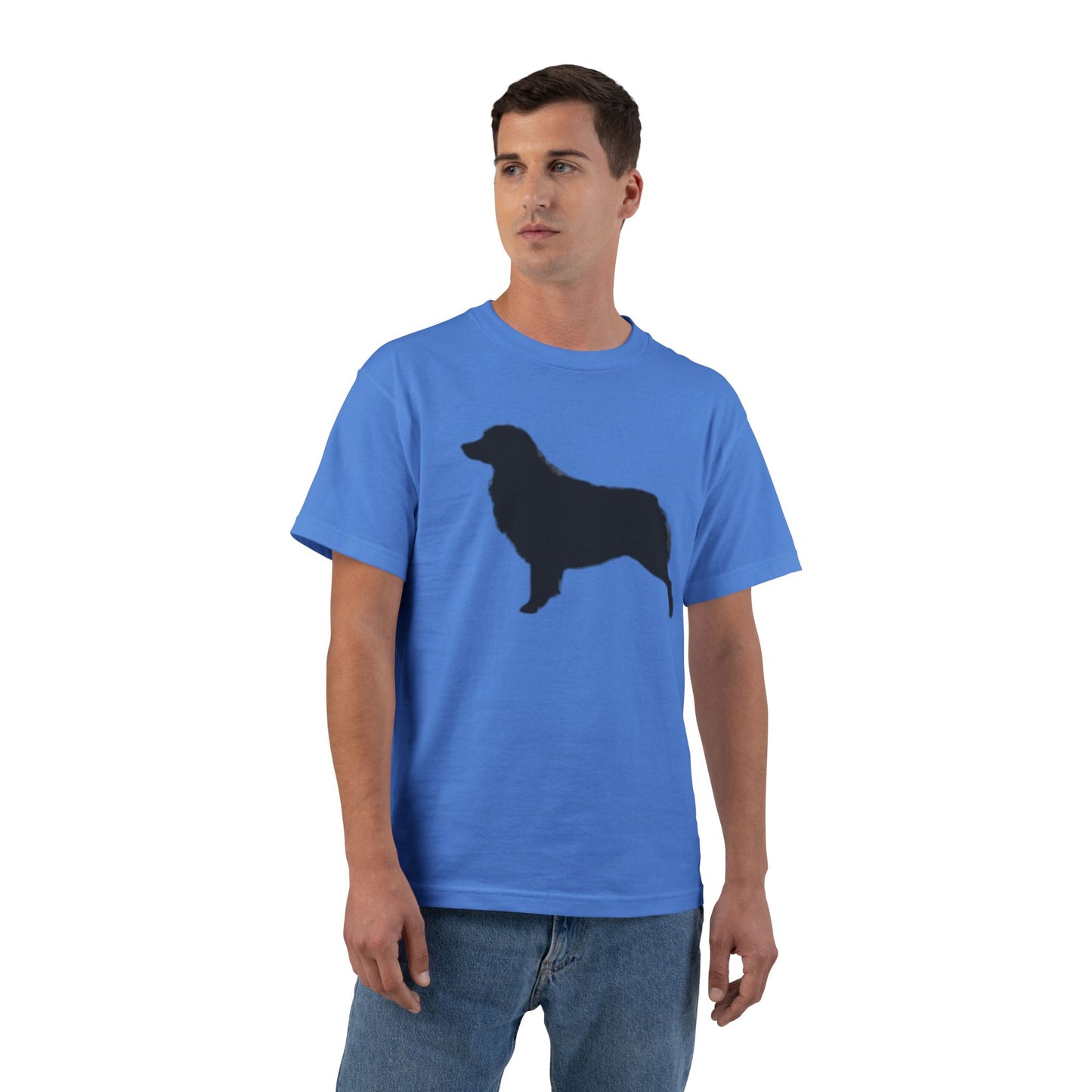 Aussie Silhouette Men's Short-Sleeve Crewneck Tee