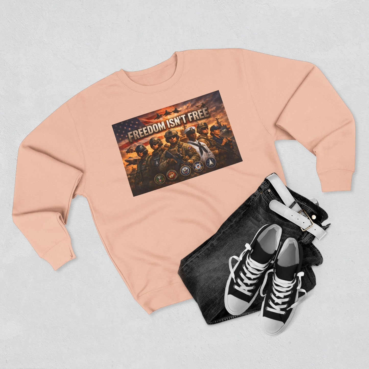Freedom Isn't Free Unisex Crewneck Sweatshirt
