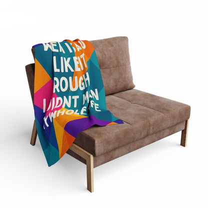 Like It Rough Arctic Fleece Blanket