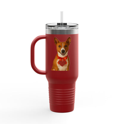 Cupid's Companion Basenji Insulated Travel Mug