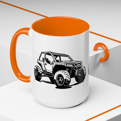 Off The Beaten Path Side By Side 2-Tone Coffee Mug