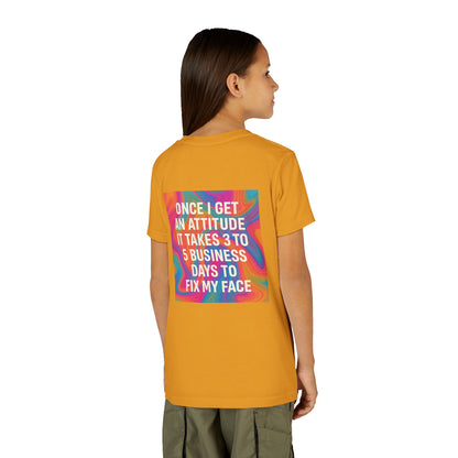 Fix My Face Youth Unisex Short Sleeve Crewneck Tee