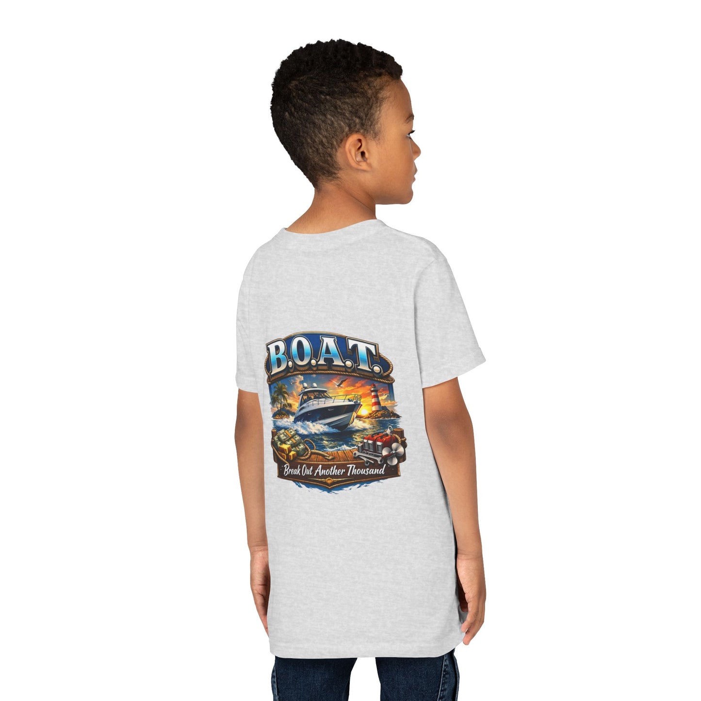 B.O.A.T. Youth Unisex Short Sleeve Crewneck Tee