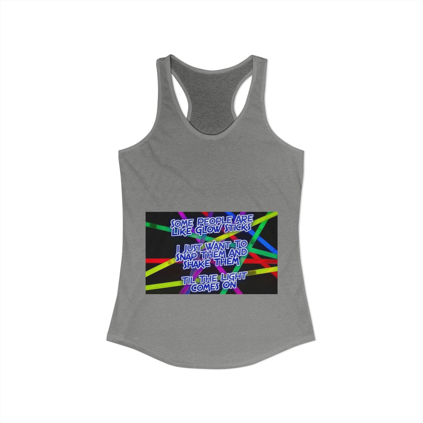 Glow Sticks Women's Racerback Tank
