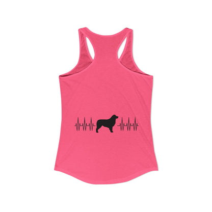 My Heart Beats For Aussies Women's Racerback Tank