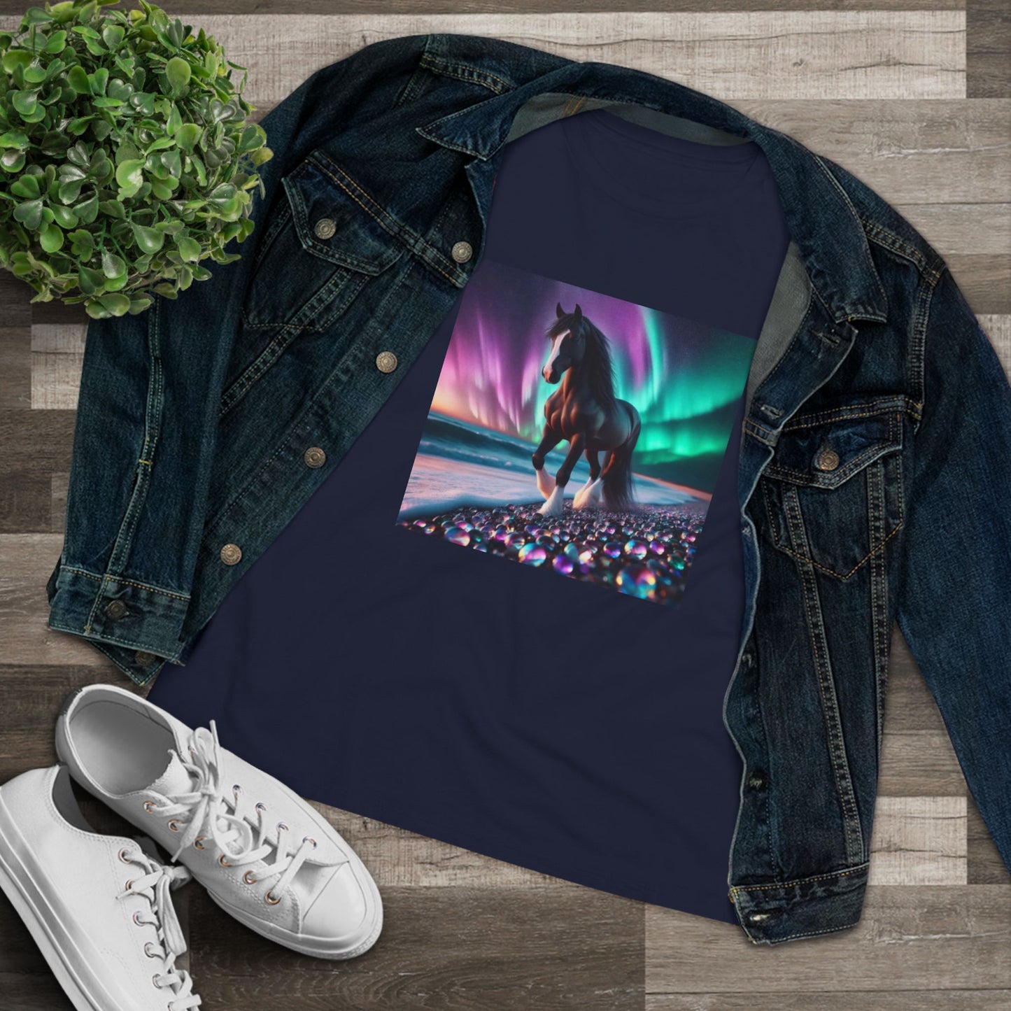 Midnight Magic Women's Short Sleeve Crewneck Tee