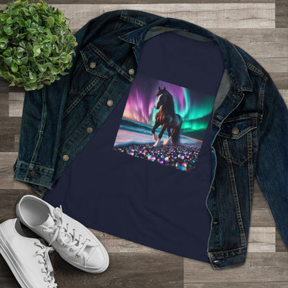 Midnight Magic Women's Short Sleeve Crewneck Tee