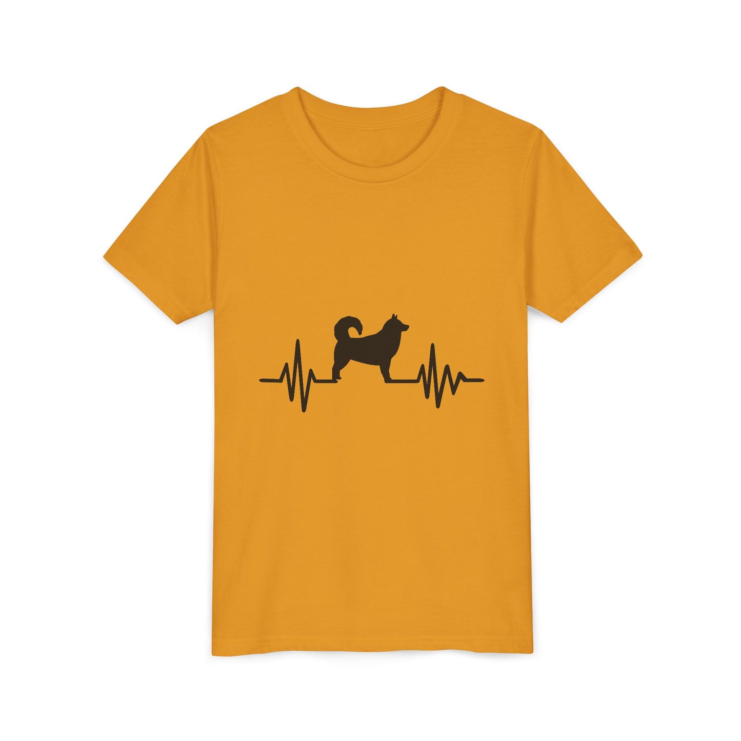 My Heart Beats For Malamutes Youth Unisex Short Sleeve Crewneck Tee