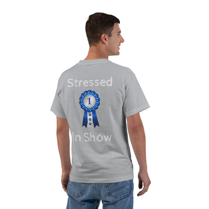 Stressed In Show Men's Short-Sleeve Crewneck Tee