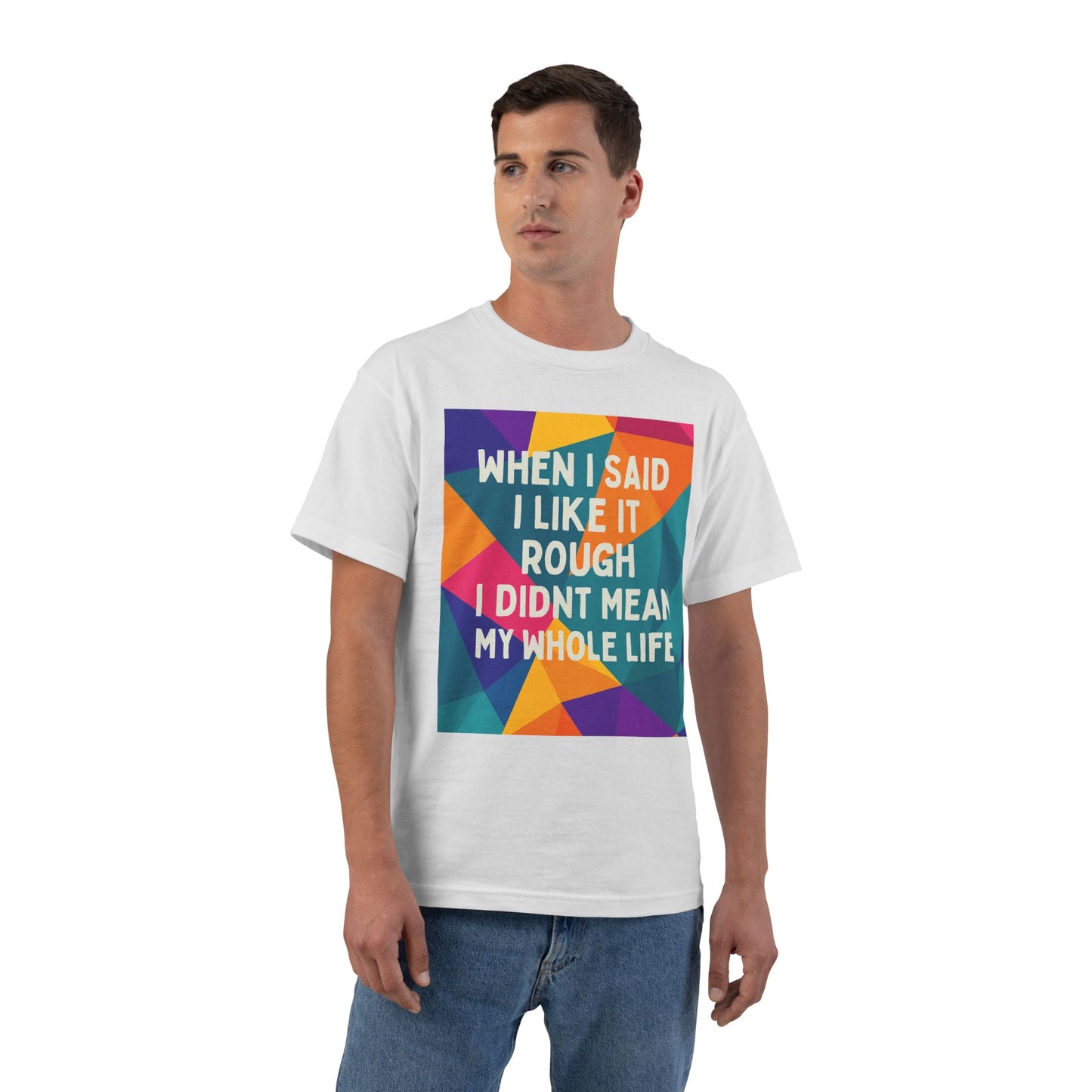 Like It Rough Men's Short-Sleeve Crewneck Tee