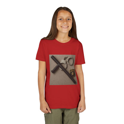 Law Enforcement Appreciation Youth Unisex Short Sleeve Crewneck Tee