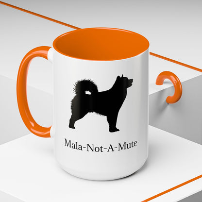 Mala-Not-A-Mute 2-Tone Coffee Mug